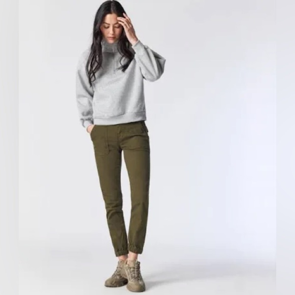Mavi mid-rise slim cargo pants